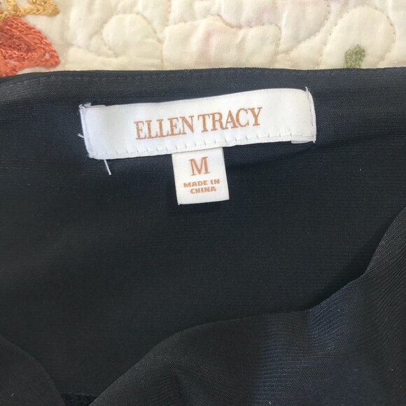 Ellen Tracy NWT M Black Stretch Bodycon Dress​​​​ - Picture 7 of 13